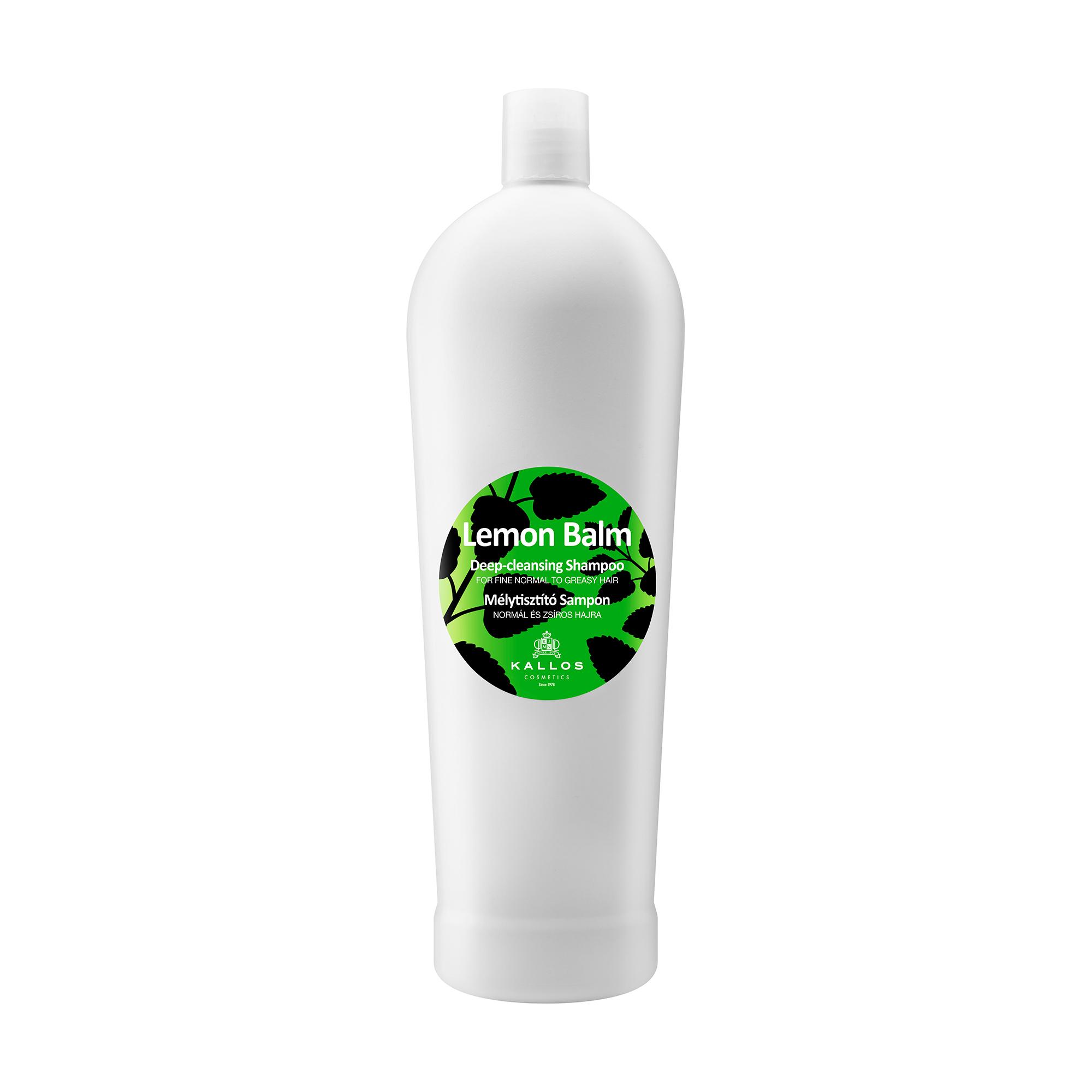 Шампунь Kallos Cosmetics Lemon Balm Shampoo глибоко очищувальний, для нормального та схильного до жирності волосся, 1 л